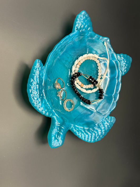 Sea Turtle Jewelry Resin Tray