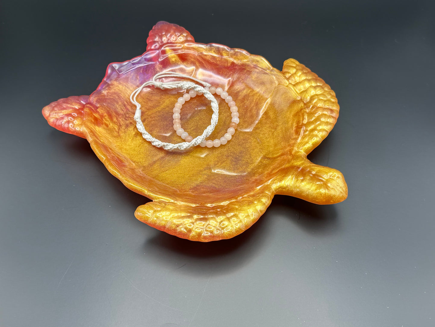 Sea Turtle Jewelry Resin Tray